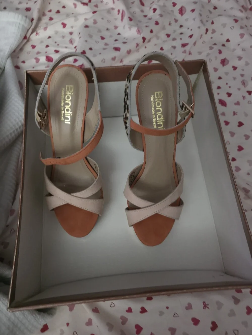 Chic Pink Leopard Accent Stiletto Sandals